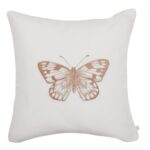 Insectarium Butterfly White N ° Cushion 3 Maja Laptos Studio 45x45cm