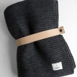 Cozy blanket MOYHA Anthracite 130x180cm