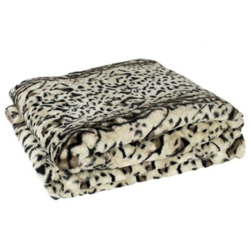 Bedspread Fauxfur Panther 220x240cm