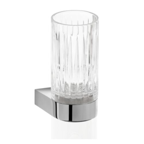Wall Mounted Crystal Bathroom Cup Decor Walther Century Wall Chrome Crystal Cut