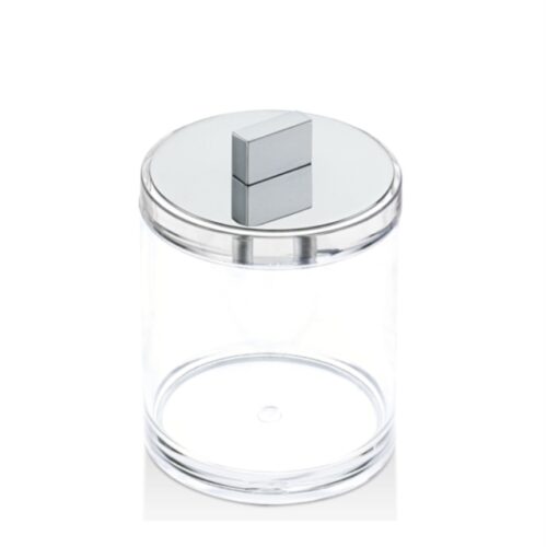 Sky Chrome M Decor Walther 9.5 x 9.5x12cm cosmetic container