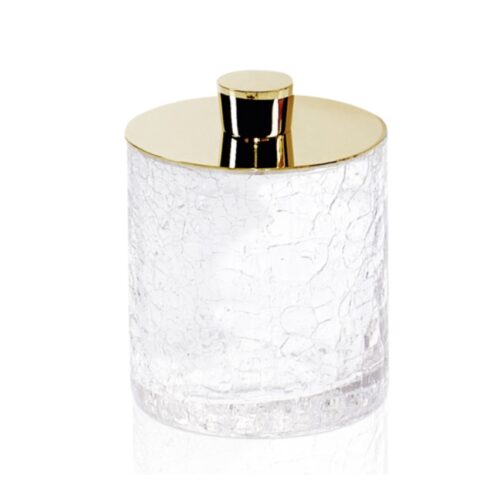 Crack Gold Decor Walther cosmetic container