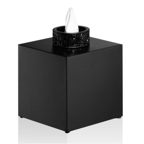 Rocks Black Decor Walther Handkerchief