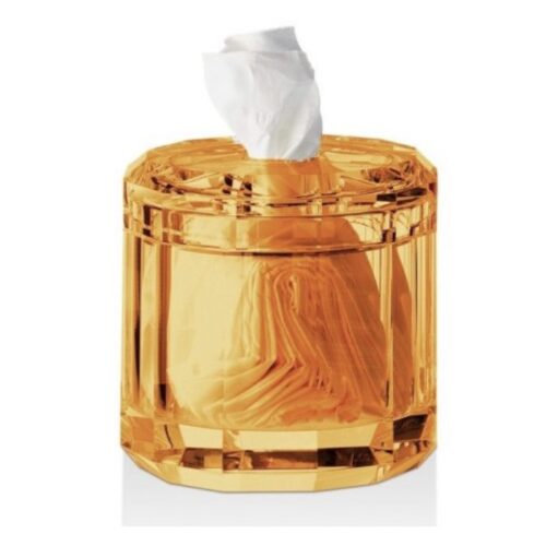 A box for tissues Kristall Amber Decor Walther