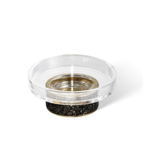 Round Soap Dish Rocks Dark Bronze Decor Walther