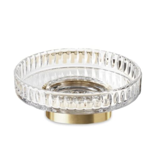 Soap dish Century Gold Matt Crystal Cut Decor Walther
