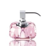 Soap dispenser pink Kristall Pink / Chrome Decor Walther