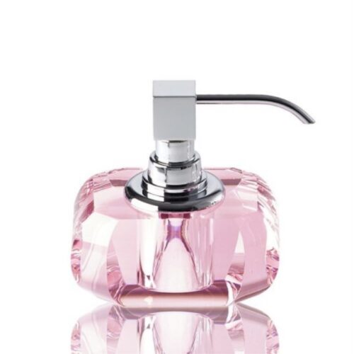 Soap dispenser pink Kristall Pink / Chrome Decor Walther
