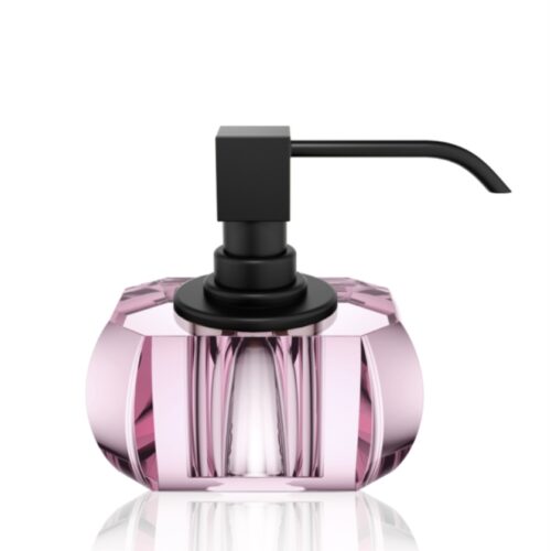 Kristall Pink/Black Decor Walther soap dispenser