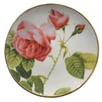 Decorative plate with a Majolica Rose, Nieborów